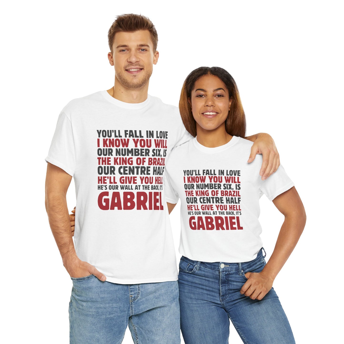 Exclusive Arsenal Gabriel Magalhães T-shirt with our unique © Design, perfect gift for a Gooner, wearable Arsenal Art present showing your love for the Gunners. Gabriel Magalhães| Arsenal Player Gabriel Magalhaes | Gabriel Magalhães Arsenal | Gabriel Magalhaes T-shirt | Gabriel Magalhães T-shirt | Gabriel Magalhaes Chant | Gunner T-shirt | Arsenal mens | Arsenal mens T-Shirt | Periodic Table | Arsenal Clothing | Gooner Fashion | Arsenal T-shirt | Arsenal Art | Gooner T-shirt | Gift for him | Gift for Her |