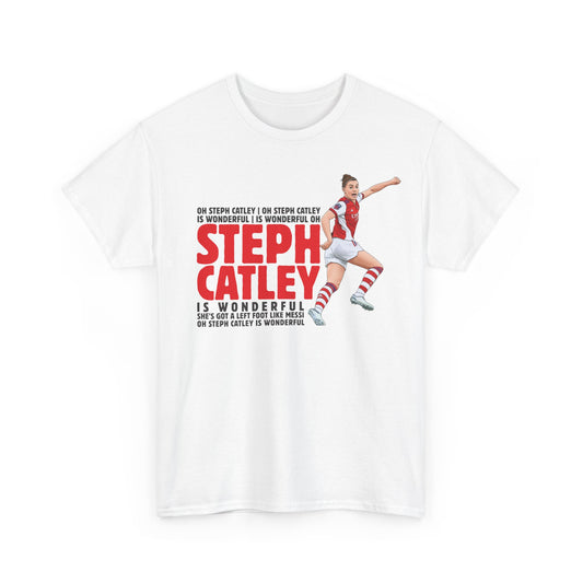 Steph Catley - Arsenal Chant tshirt | Gooner Gift | North London Forever | Gift for Him | Gift for Her | unique gift | Mothers Day Gift | unique tshirt