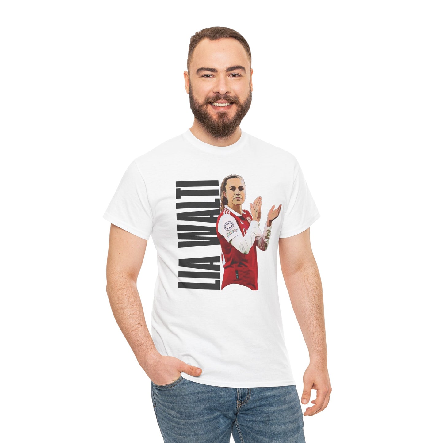 Lia Walti T-Shirt | Arsenal Fan Chant Apparel | Gooner Gift