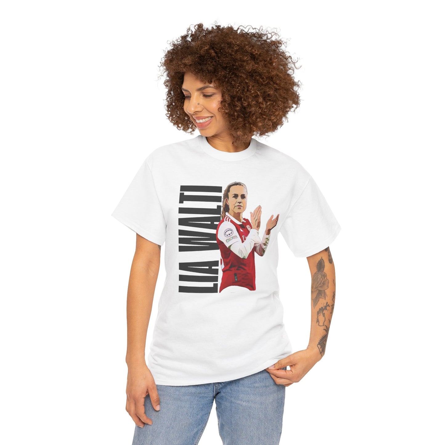 Lia Walti T-Shirt | Arsenal Fan Chant Apparel | Gooner Gift