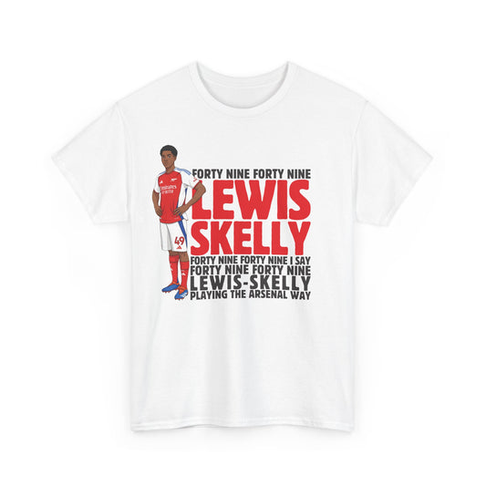 Myles Lewis-Skelly | Arsenal Chant T-Shirt | Gooner Gift | Arsenal Fan Gift | North London Forever