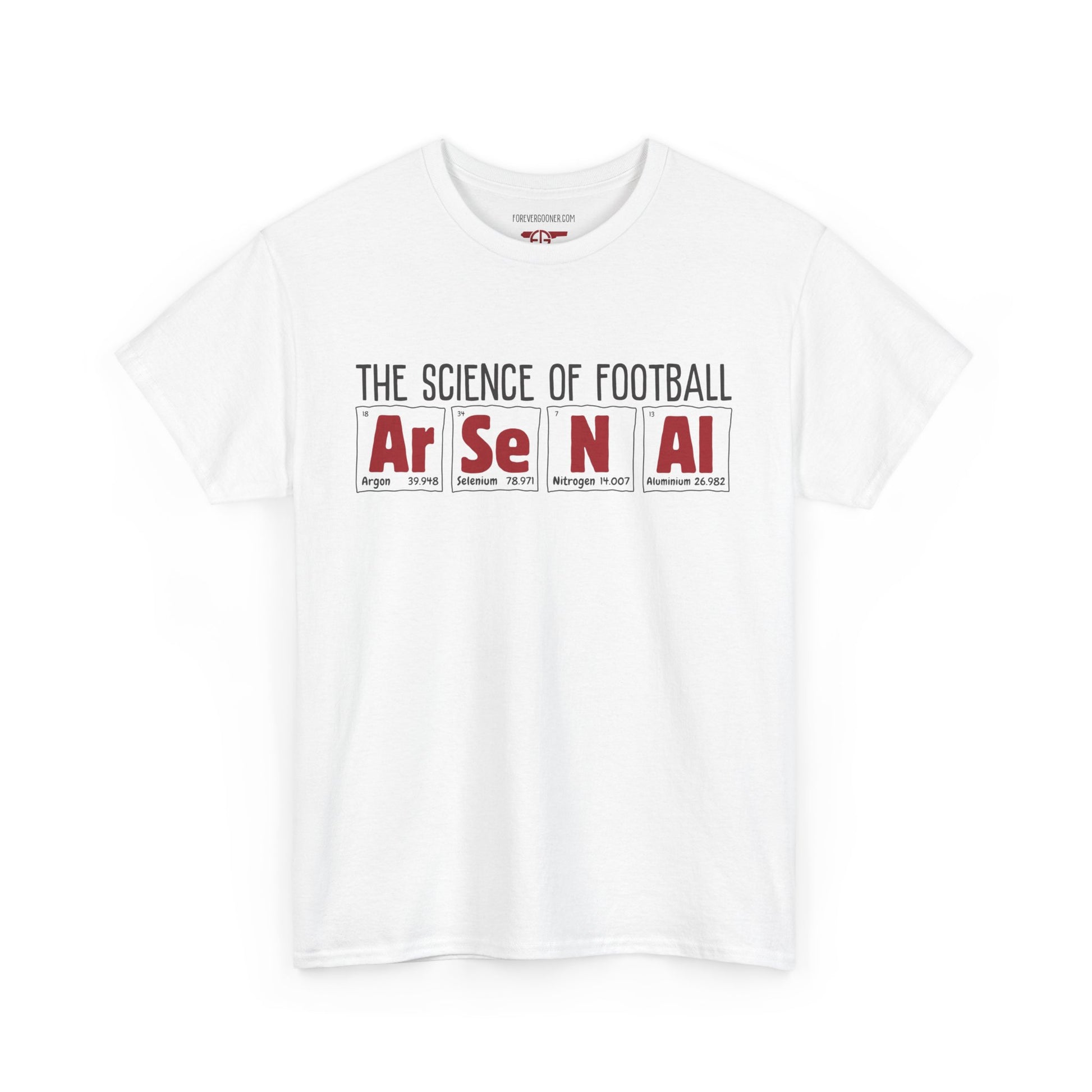 Arsenal Science | Periodic Table | Arsenal men | Arsenal men T-Shirt | Arsenal women | Arsenal women |  Arsenal Clothing | Gooner Fashion | Arsenal T-shirt | Arsenal Art | Gooner T-shirt | Gift for him | Gift for Her | Gift for Gooner | Present for Gooner