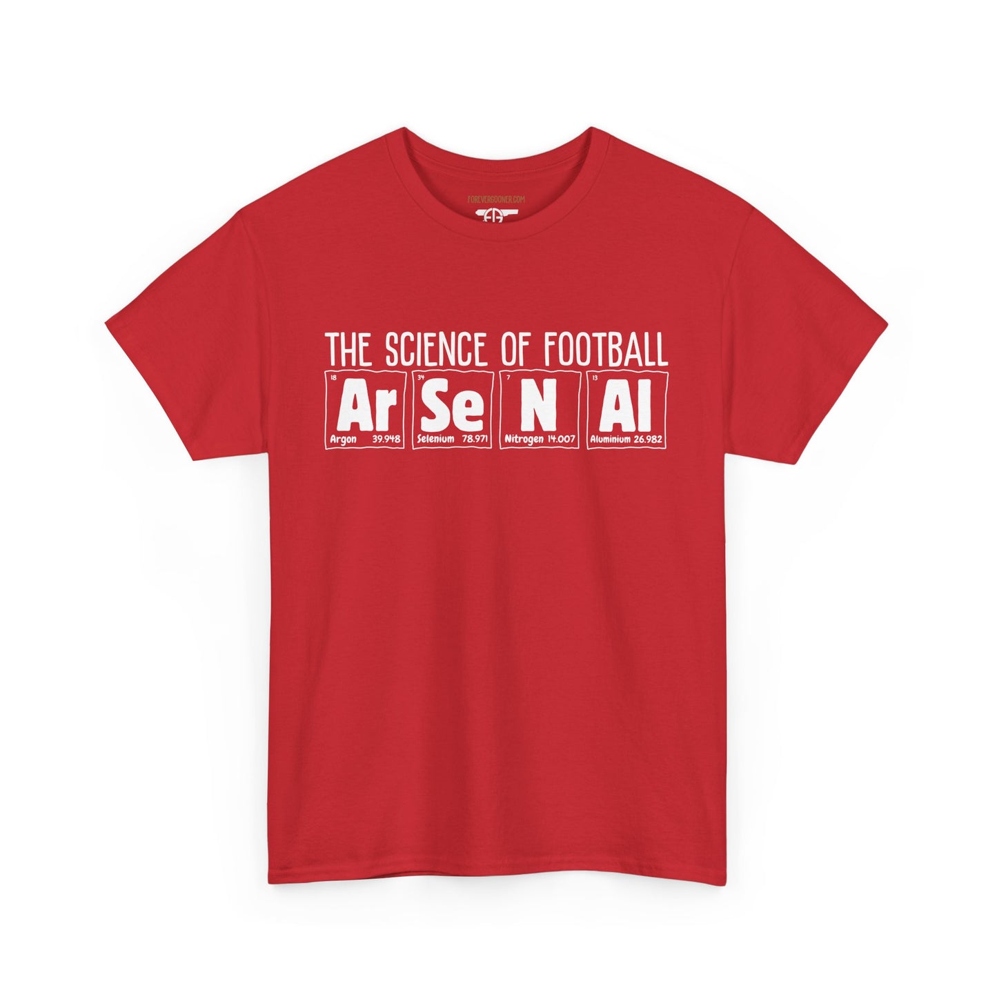 Arsenal Science | Periodic Table | Arsenal men | Arsenal men T-Shirt | Arsenal women | Arsenal women |  Arsenal Clothing | Gooner Fashion | Arsenal T-shirt | Arsenal Art | Gooner T-shirt | Gift for him | Gift for Her | Gift for Gooner | Present for Gooner