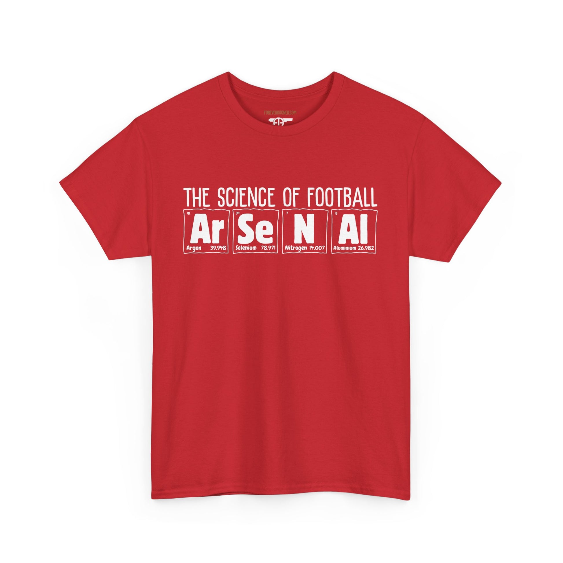 Arsenal Science | Periodic Table | Arsenal men | Arsenal men T-Shirt | Arsenal women | Arsenal women |  Arsenal Clothing | Gooner Fashion | Arsenal T-shirt | Arsenal Art | Gooner T-shirt | Gift for him | Gift for Her | Gift for Gooner | Present for Gooner