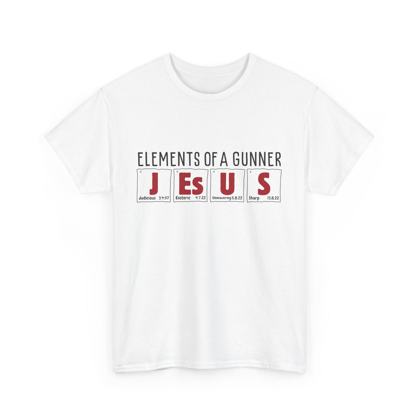 Gabriel Jesus | Science of Football | Arsenal Science | Periodic Table | Arsenal men | Arsenal men T-Shirt | Arsenal women | Arsenal women |  Arsenal Clothing | Gooner Fashion | Arsenal T-shirt | Arsenal Art | Gooner T-shirt | Gift for him | Gift for Her | Gift for Gooner | Present for Gooner