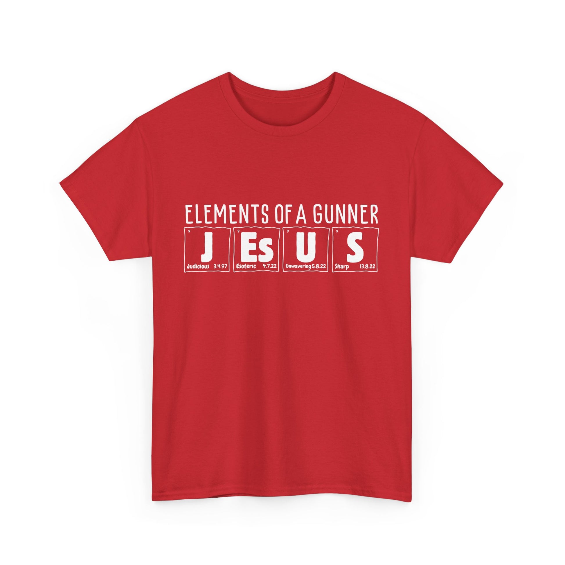 Gabriel Jesus | Science of Football | Arsenal Science | Periodic Table | Arsenal men | Arsenal men T-Shirt | Arsenal women | Arsenal women |  Arsenal Clothing | Gooner Fashion | Arsenal T-shirt | Arsenal Art | Gooner T-shirt | Gift for him | Gift for Her | Gift for Gooner | Present for Gooner