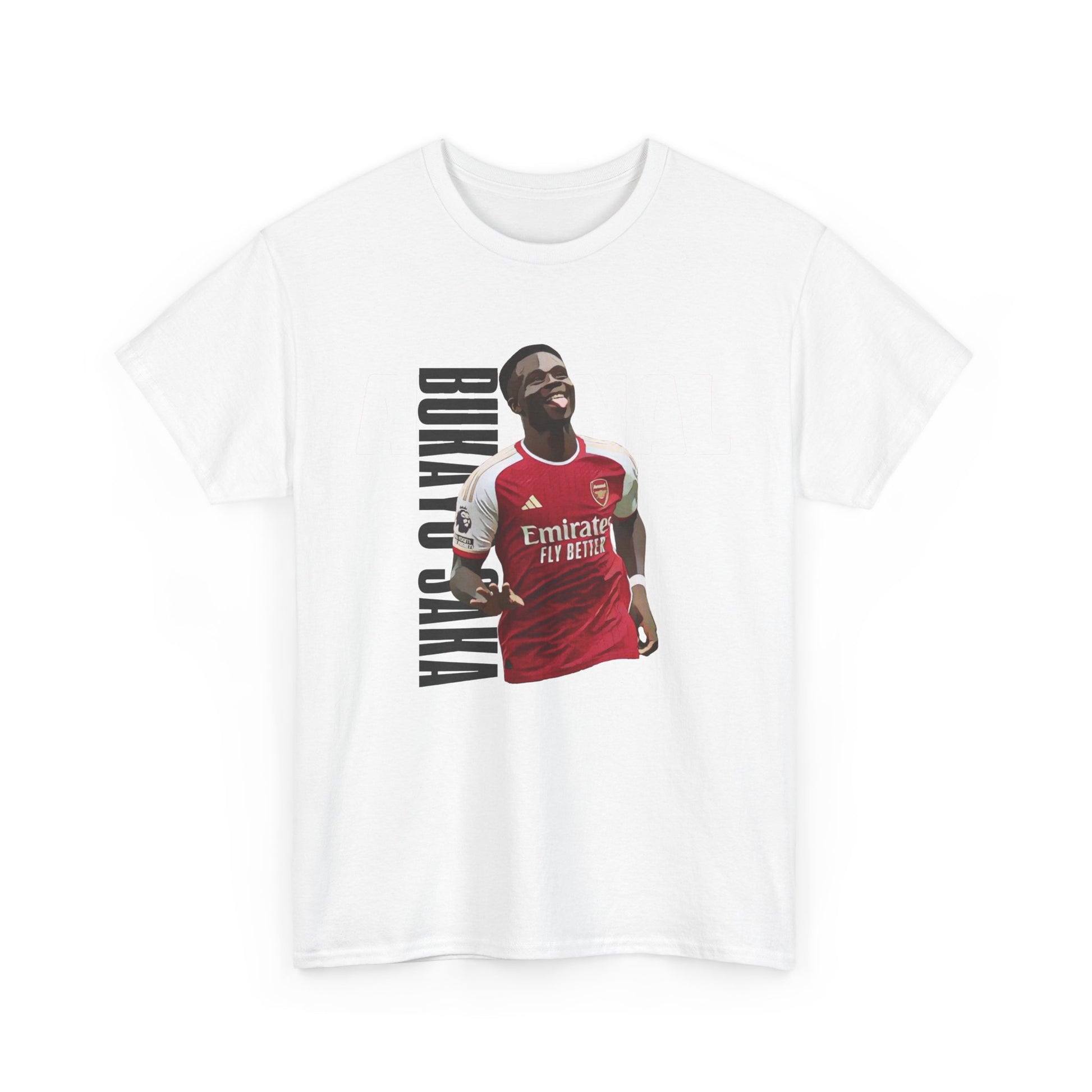 Exclusive Arsenal Fan Saka Bukayo T-shirt with our unique © Design. Perfect gift for a Gooner, wearable Arsenal Art present showing your love for the Gunners. Saka Bukayo | Arsenal Player Saka Bukayo | Saka Bukayo T-shirt  | Saka Arsenal | Saka Bukayo Chant | Gunner T-shirt | Arsenal men | Arsenal mens T-Shirt | Periodic Table | Arsenal Clothing | Gooner Fashion | Arsenal T-shirt | Arsenal Art | Gooner T-shirt | Gift for him | Gift for Her | Gift for Gooner | Present for Gooner