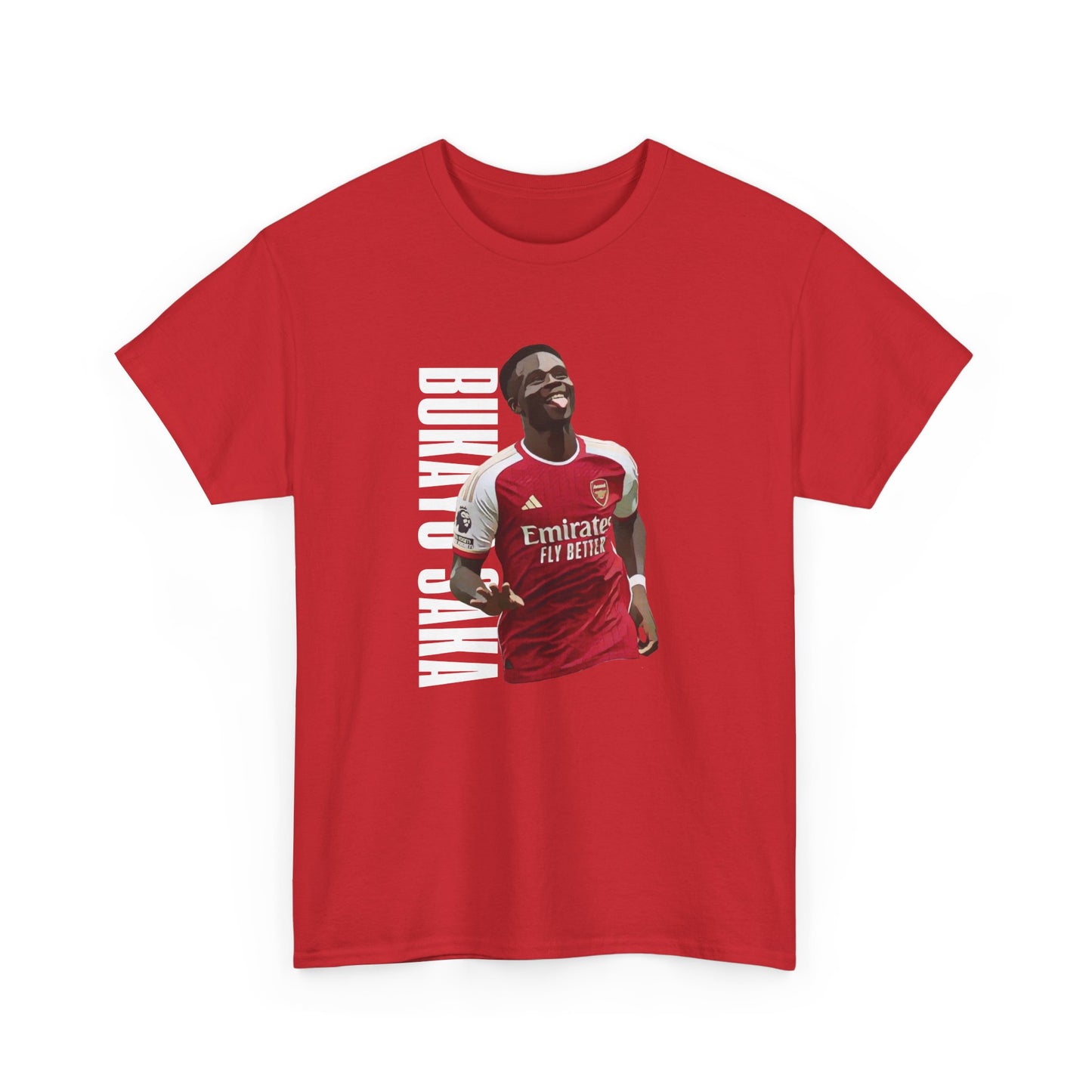 Exclusive Arsenal Fan Saka Bukayo T-shirt with our unique © Design. Perfect gift for a Gooner, wearable Arsenal Art present showing your love for the Gunners. Saka Bukayo | Arsenal Player Saka Bukayo | Saka Bukayo T-shirt  | Saka Arsenal | Saka Bukayo Chant | Gunner T-shirt | Arsenal men | Arsenal mens T-Shirt | Periodic Table | Arsenal Clothing | Gooner Fashion | Arsenal T-shirt | Arsenal Art | Gooner T-shirt | Gift for him | Gift for Her | Gift for Gooner | Present for Gooner