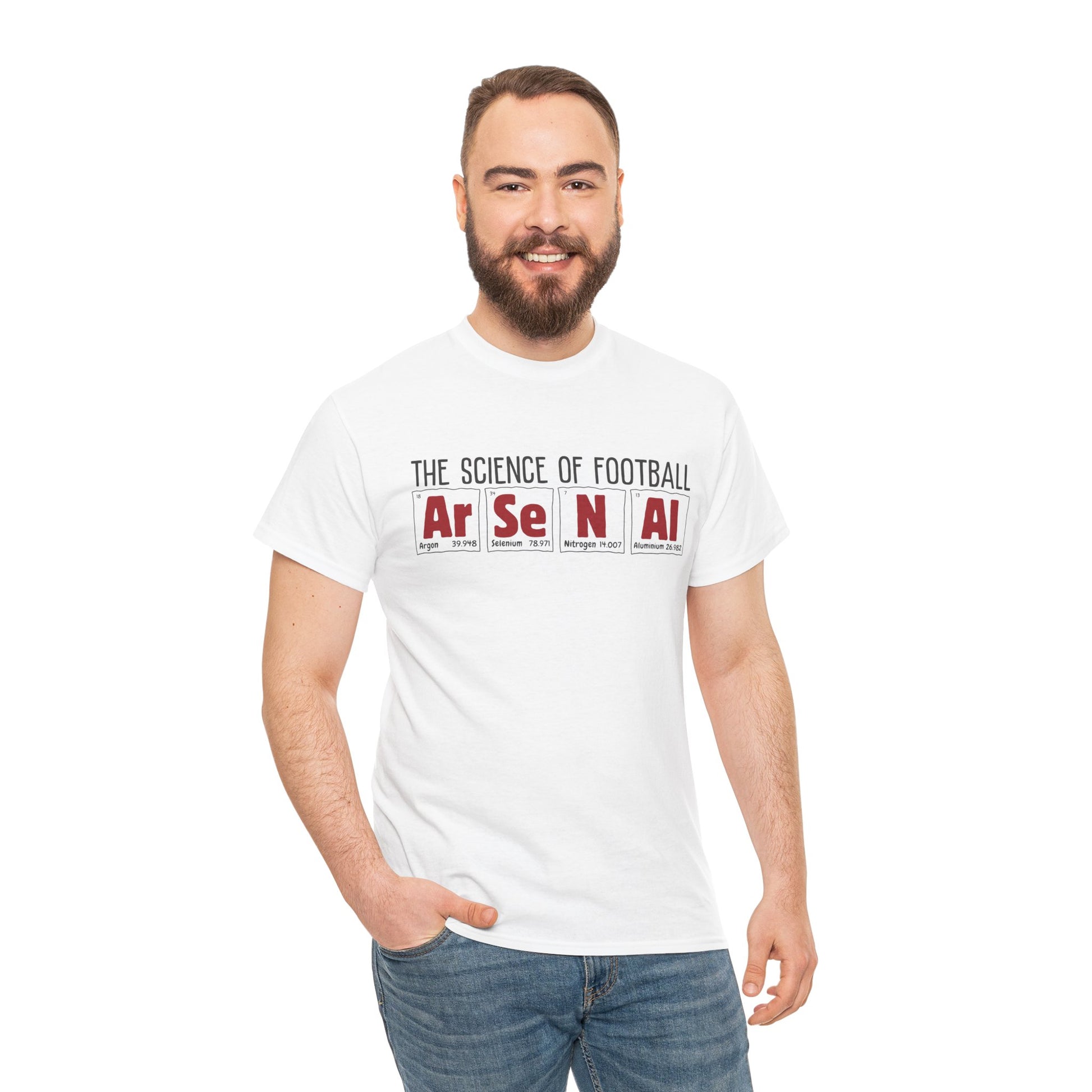 Arsenal Science | Periodic Table | Arsenal men | Arsenal men T-Shirt | Arsenal women | Arsenal women |  Arsenal Clothing | Gooner Fashion | Arsenal T-shirt | Arsenal Art | Gooner T-shirt | Gift for him | Gift for Her | Gift for Gooner | Present for Gooner