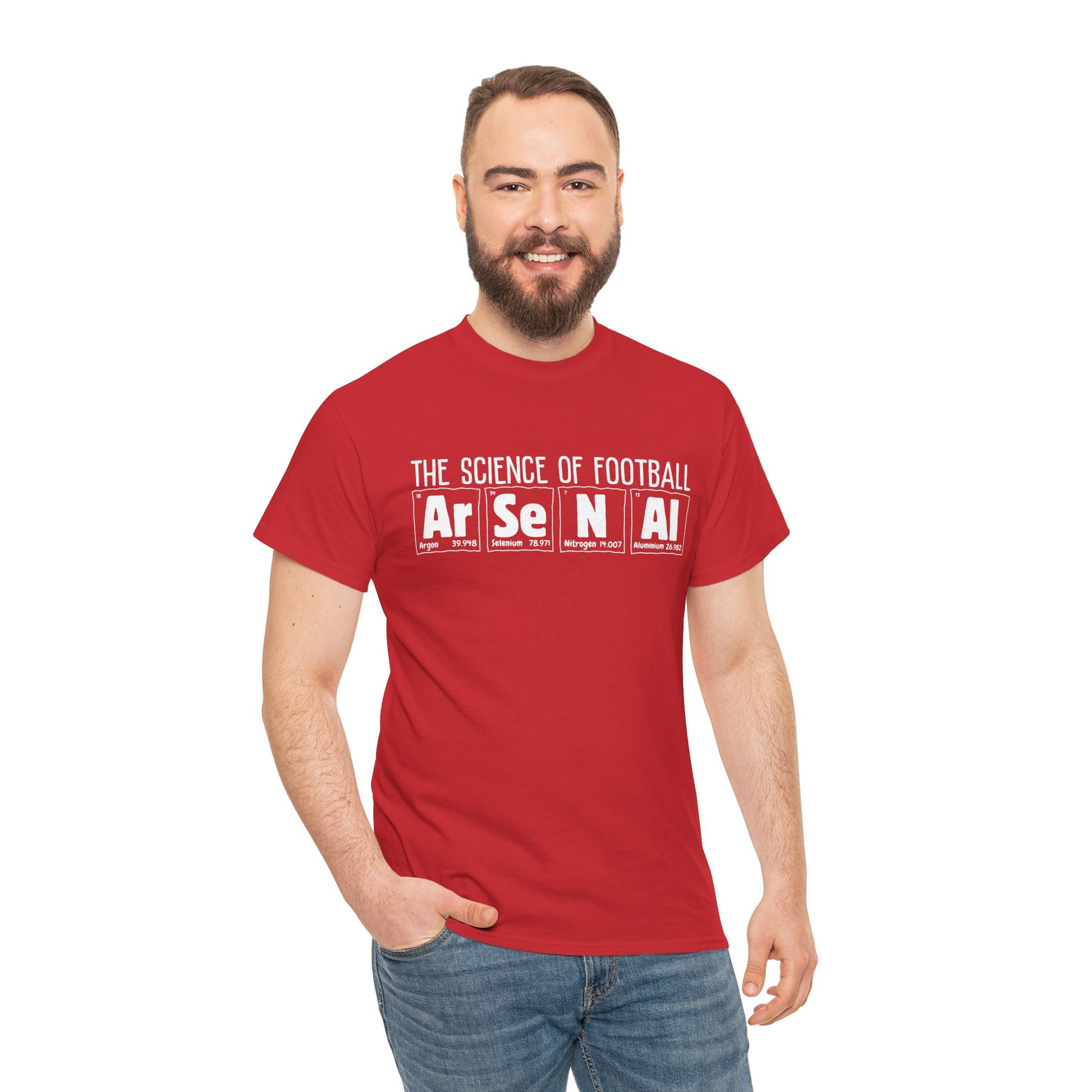 Arsenal Science | Periodic Table | Arsenal men | Arsenal men T-Shirt | Arsenal women | Arsenal women |  Arsenal Clothing | Gooner Fashion | Arsenal T-shirt | Arsenal Art | Gooner T-shirt | Gift for him | Gift for Her | Gift for Gooner | Present for Gooner