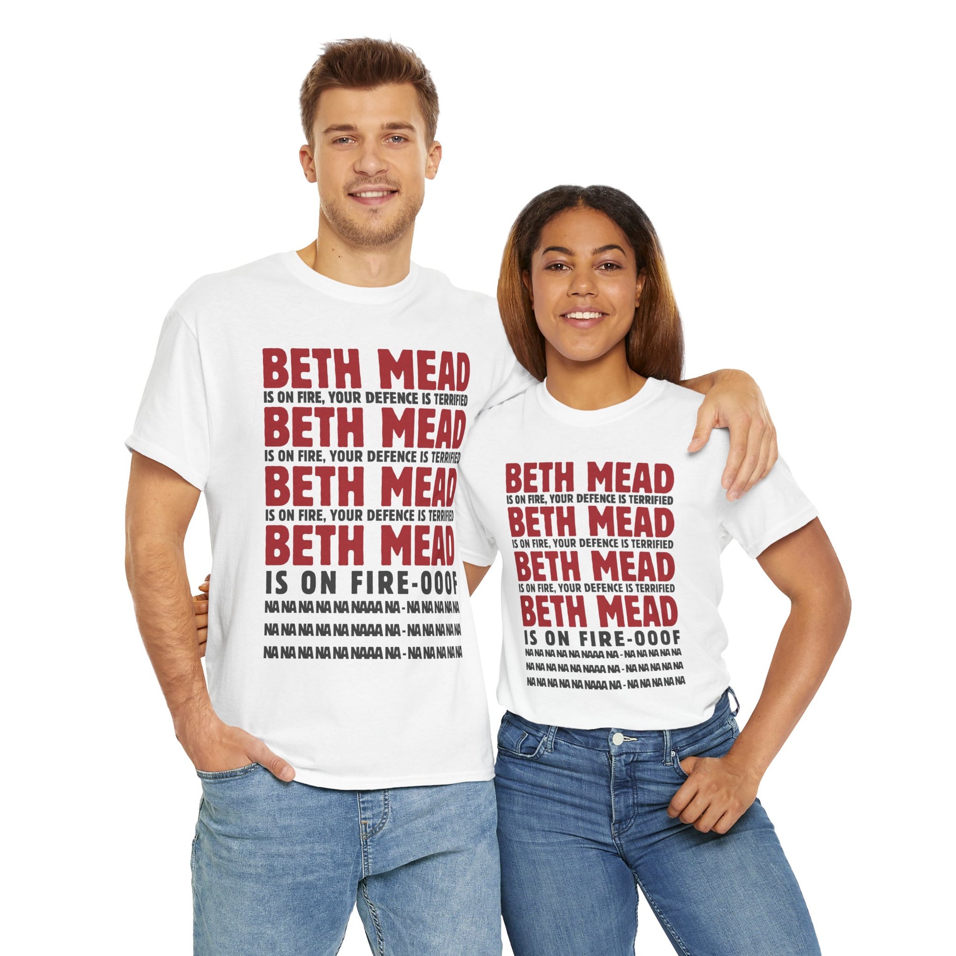 Exclusive Arsenal Fan Beth Mead T-shirt with our unique © Design. Perfect gift for a Gooner, wearable Arsenal Art present showing your love for the Gunners.
Beth Mead | Arsenal Player Beth Mead | Beth Mead T-shirt  | Mead Arsenal | Mead T-shirt | Beth Mead Chant | Gunner T-shirt | Arsenal women | Arsenal women T-Shirt | Periodic Table | Arsenal Clothing | Gooner Fashion | Arsenal T-shirt | Arsenal Art | Gooner T-shirt | Gift for him | Gift for Her | Gift for Gooner | Present for Gooner