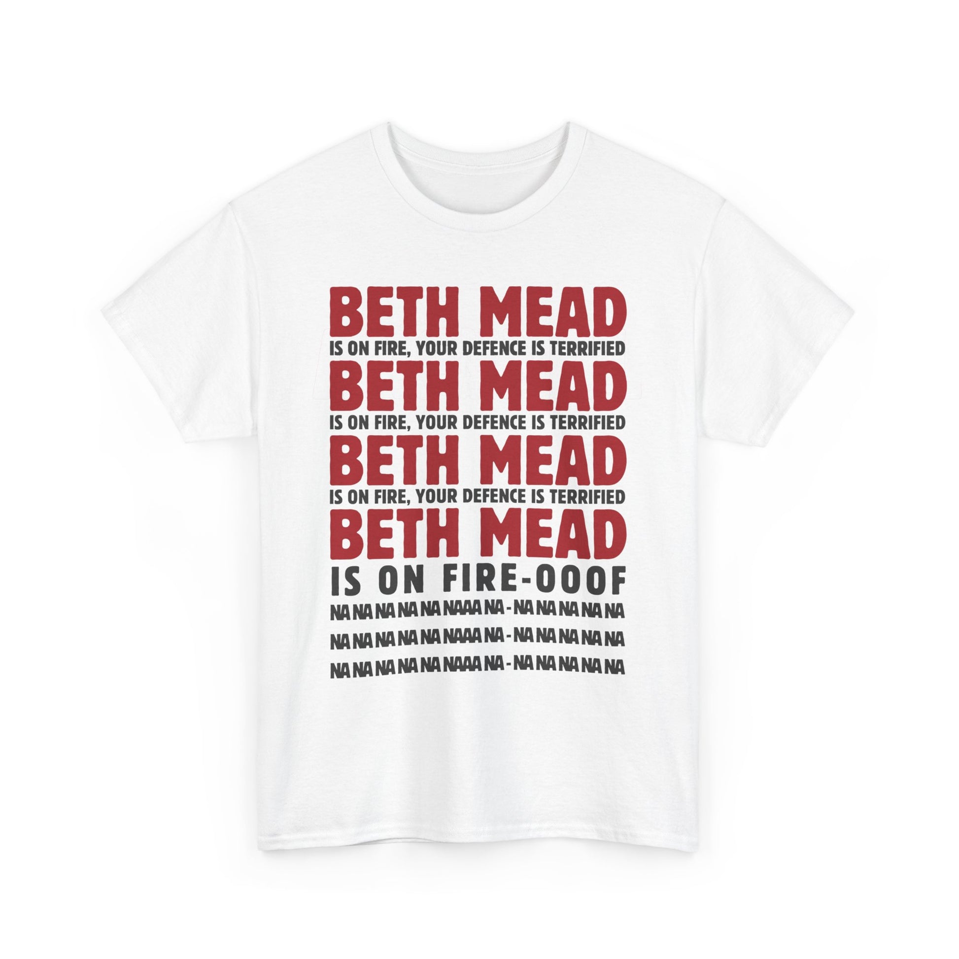Exclusive Arsenal Fan Beth Mead T-shirt with our unique © Design. Perfect gift for a Gooner, wearable Arsenal Art present showing your love for the Gunners.
Beth Mead | Arsenal Player Beth Mead | Beth Mead T-shirt  | Mead Arsenal | Mead T-shirt | Beth Mead Chant | Gunner T-shirt | Arsenal women | Arsenal women T-Shirt | Periodic Table | Arsenal Clothing | Gooner Fashion | Arsenal T-shirt | Arsenal Art | Gooner T-shirt | Gift for him | Gift for Her | Gift for Gooner | Present for Gooner