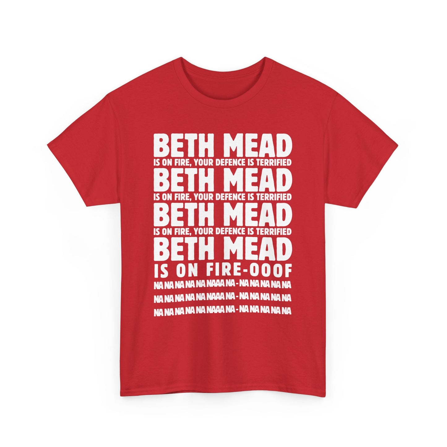 Exclusive Arsenal Fan Beth Mead T-shirt with our unique © Design. Perfect gift for a Gooner, wearable Arsenal Art present showing your love for the Gunners.
Beth Mead | Arsenal Player Beth Mead | Beth Mead T-shirt  | Mead Arsenal | Mead T-shirt | Beth Mead Chant | Gunner T-shirt | Arsenal women | Arsenal women T-Shirt | Periodic Table | Arsenal Clothing | Gooner Fashion | Arsenal T-shirt | Arsenal Art | Gooner T-shirt | Gift for him | Gift for Her | Gift for Gooner | Present for Gooner