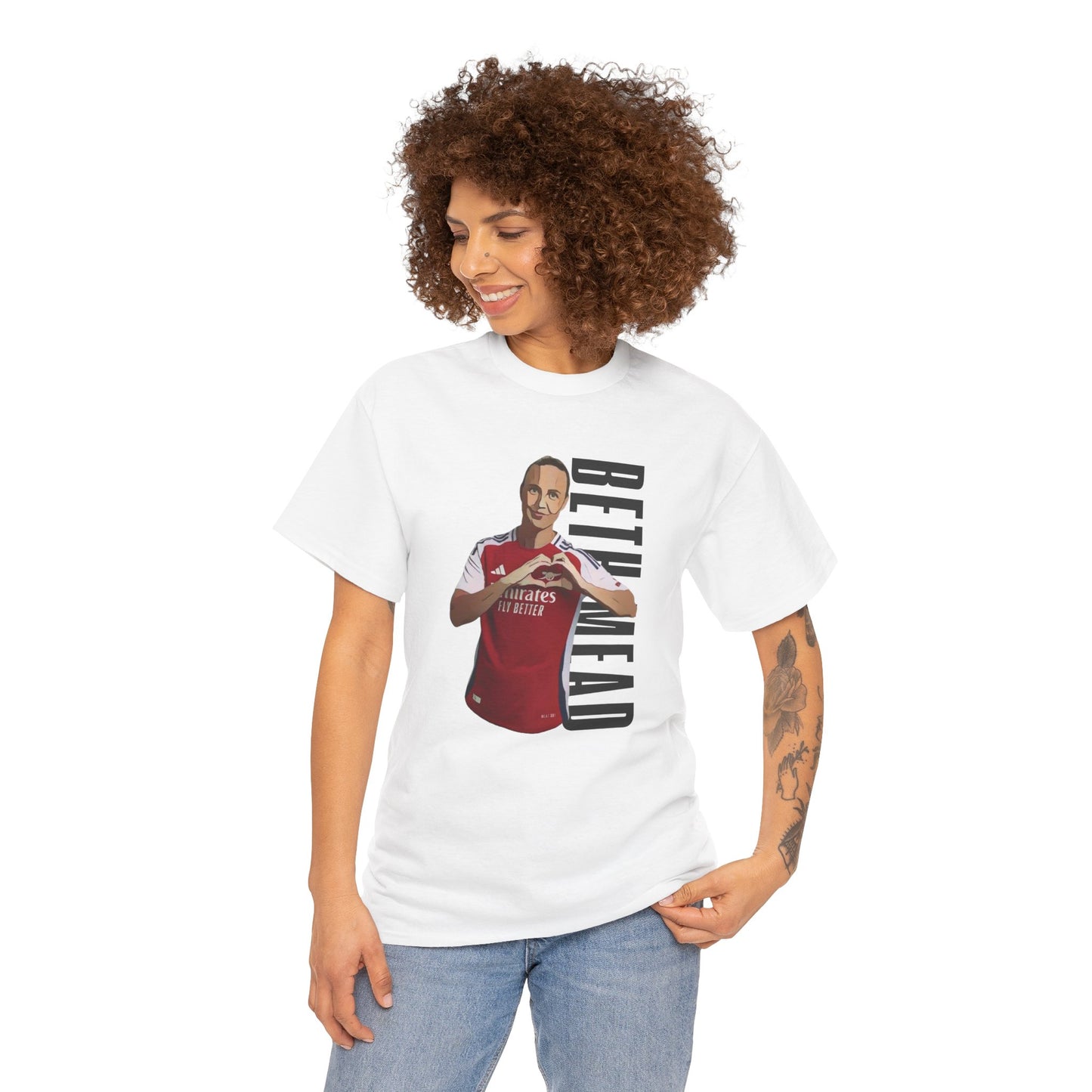 Exclusive Arsenal Beth Mead T-shirt with our unique © Design, perfect gift for a Gooner, wearable Arsenal Art present showing your love for the Gunners. Beth Mead | Arsenal Player Beth Mead| Beth Mead Arsenal | Beth Mead T-shirt | Beth Mead Chant | Gunner T-shirt | Arsenal women's | Arsenal women's T-Shirt | Periodic Table | Arsenal Clothing | Gooner Fashion | Arsenal T-shirt | Arsenal Art | Gooner T-shirt | Gift for him | Gift for Her | Gift for Gooner | Present for Gooner