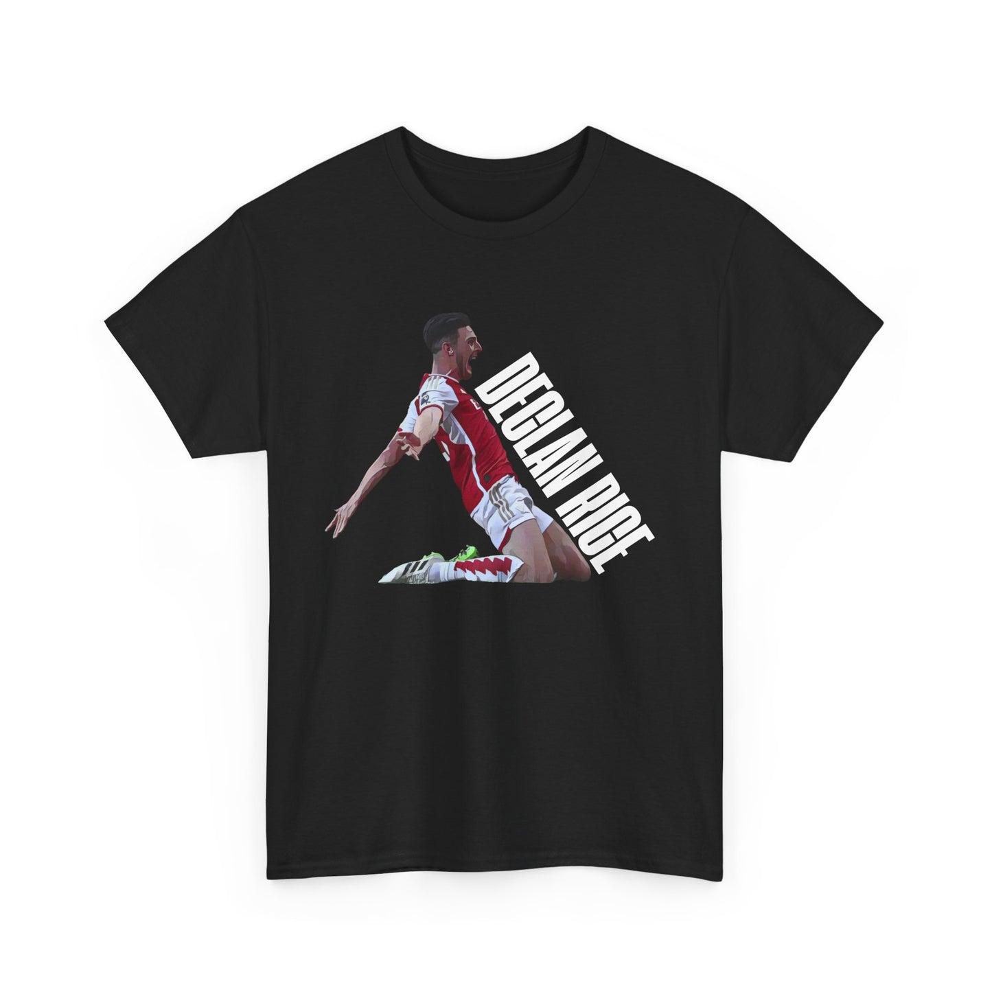 Exclusive Arsenal Fan Declan Rice T-shirt with our unique © Design. Perfect gift for a Gooner, wearable Arsenal Art present showing your love for the Gunners. Declan Rice | Arsenal Player Declan Rice | Declan Rice T-shirt  | Rice Arsenal | Declan Rice Chant | Gunner T-shirt | Arsenal women's | Arsenal women's T-Shirt | Periodic Table | Arsenal Clothing | Gooner Fashion | Arsenal T-shirt | Arsenal Art | Gooner T-shirt | Gift for him | Gift for Her | Gift for Gooner | Present for Gooner