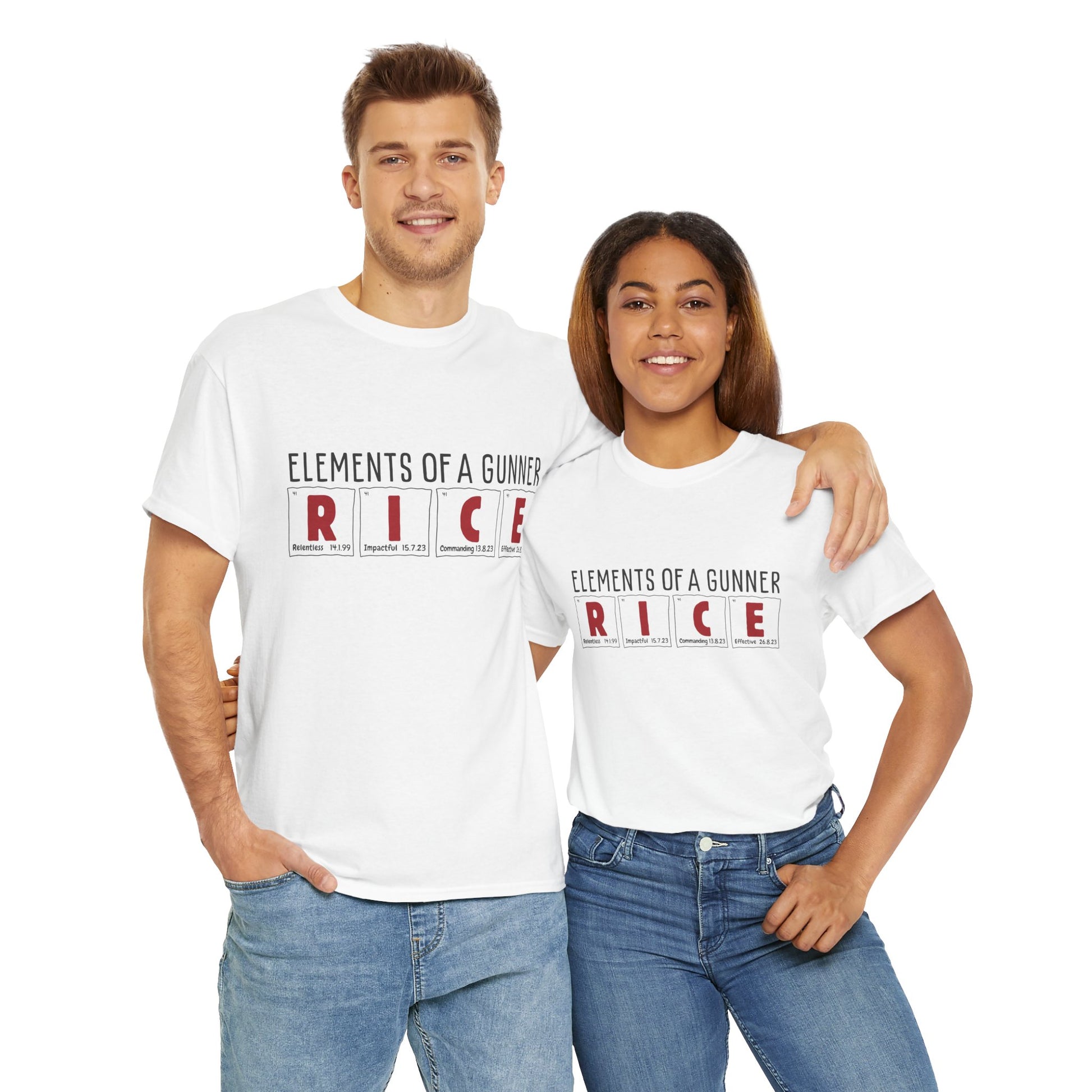 Declan Rice | Science of Football | Arsenal Science | Periodic Table | Arsenal men | Arsenal men T-Shirt | Arsenal women | Arsenal women |  Arsenal Clothing | Gooner Fashion | Arsenal T-shirt | Arsenal Art | Gooner T-shirt | Gift for him | Gift for Her | Gift for Gooner | Present for Gooner