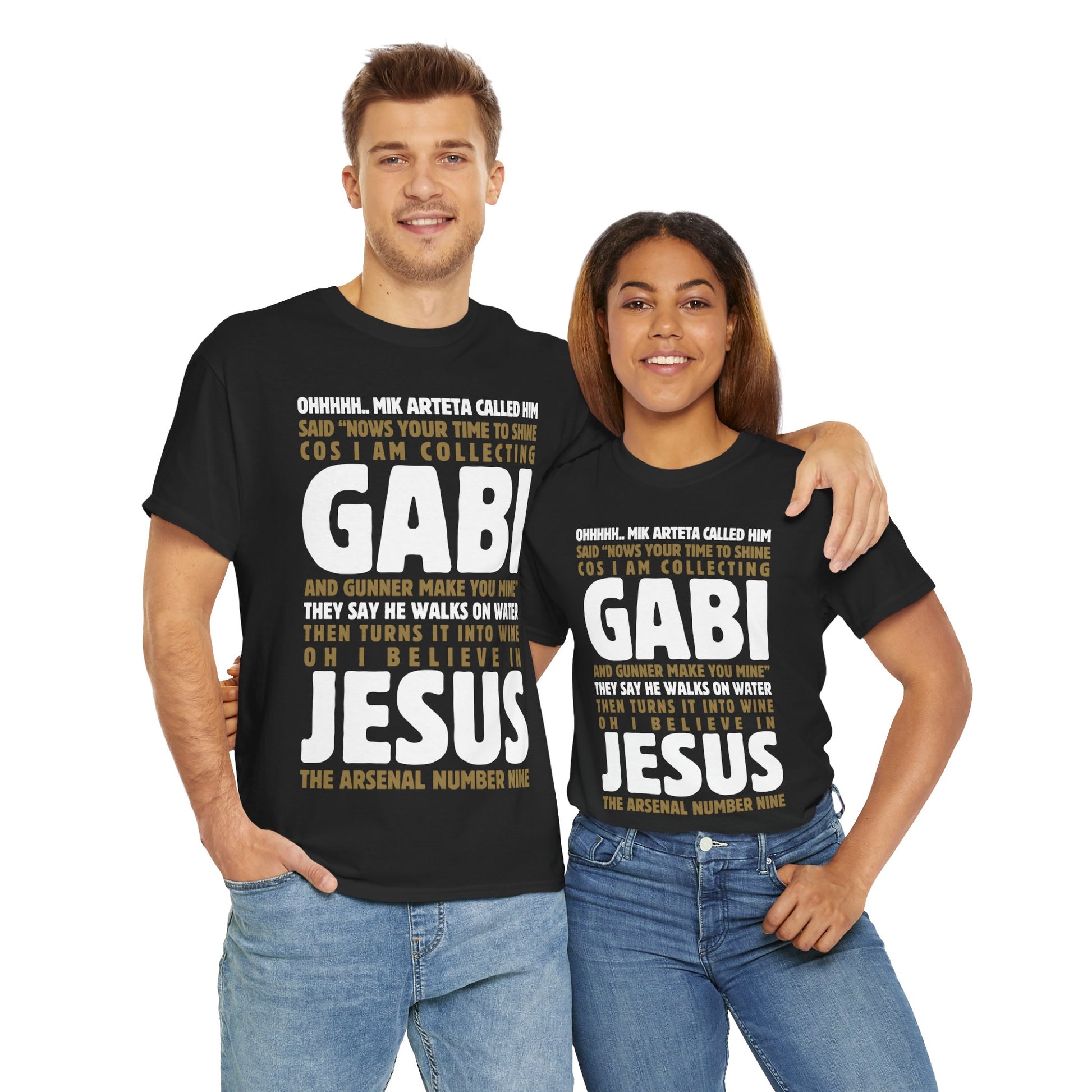 Exclusive Arsenal Fan Gabriel Jesus T-shirt with our unique © Design. Perfect gift for a Gooner, wearable Arsenal Art present showing your love for the Gunners.
Gabriel Jesus | Arsenal Player Gabriel Jesus | Gabriel Jesus T-shirt  | Jesus Arsenal | Jesus T-shirt | Gabriel Jesus Chant | Gunner T-shirt | Arsenal men | Arsenal men T-Shirt | Periodic Table | Arsenal Clothing | Gooner Fashion | Arsenal T-shirt | Arsenal Art | Gooner T-shirt | Gift for him | Gift for Her | Gift for Gooner | Present for Gooner