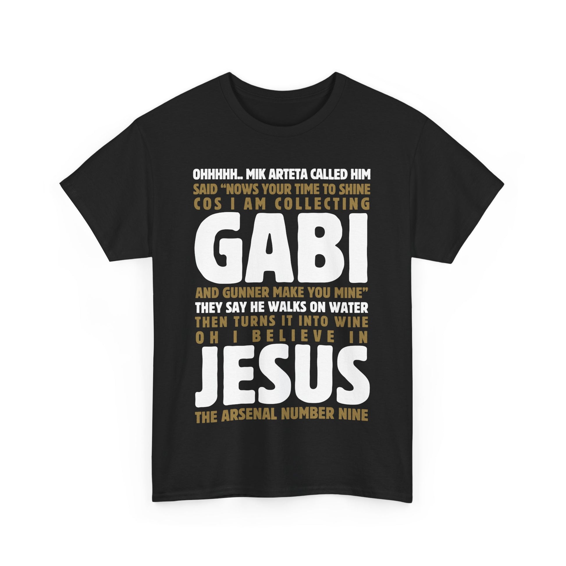 Exclusive Arsenal Fan Gabriel Jesus T-shirt with our unique © Design. Perfect gift for a Gooner, wearable Arsenal Art present showing your love for the Gunners.
Gabriel Jesus | Arsenal Player Gabriel Jesus | Gabriel Jesus T-shirt  | Jesus Arsenal | Jesus T-shirt | Gabriel Jesus Chant | Gunner T-shirt | Arsenal men | Arsenal men T-Shirt | Periodic Table | Arsenal Clothing | Gooner Fashion | Arsenal T-shirt | Arsenal Art | Gooner T-shirt | Gift for him | Gift for Her | Gift for Gooner | Present for Gooner