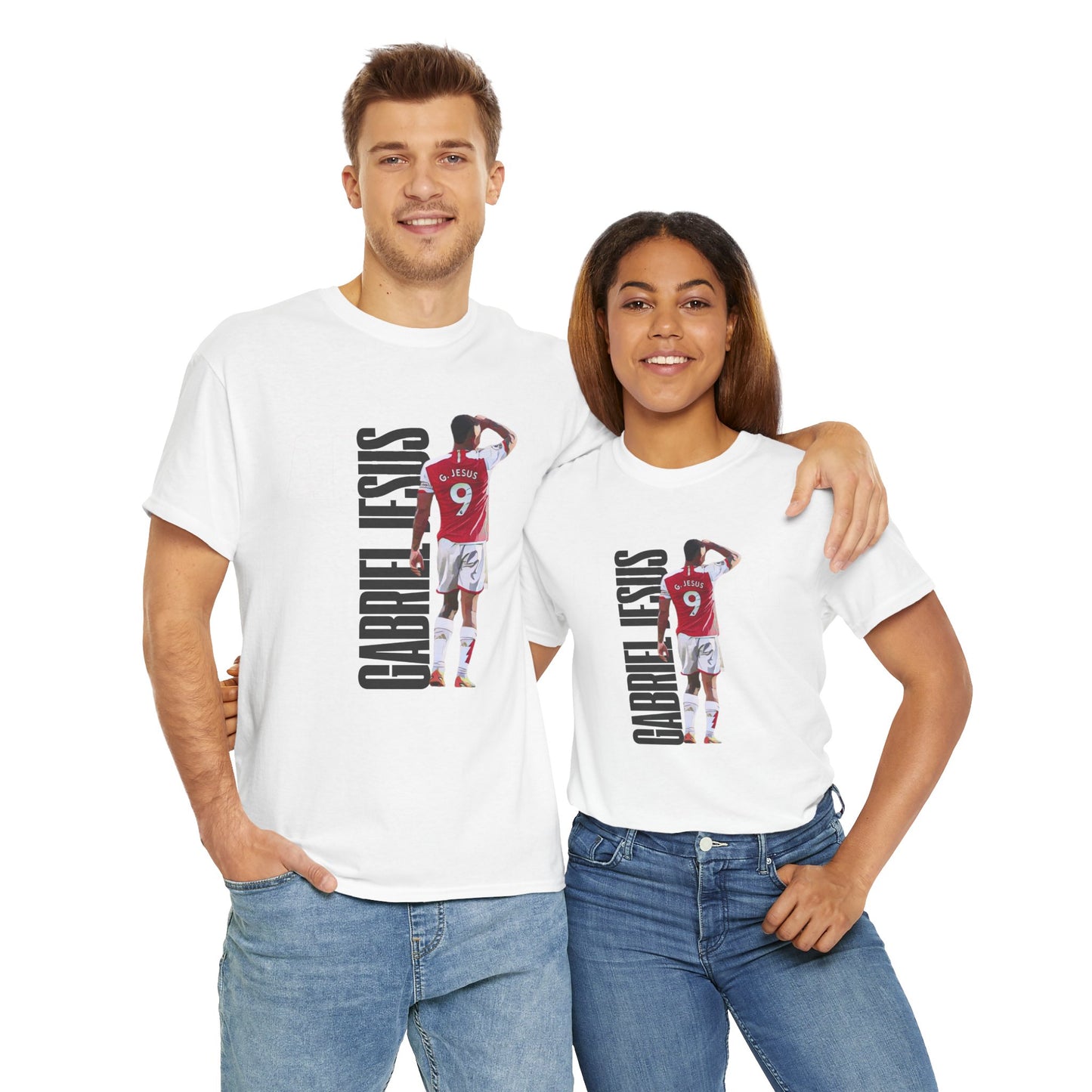 Exclusive Arsenal Fan Gabriel Jesus T-shirt with our unique © Design. Perfect gift for a Gooner, wearable Arsenal Art present showing your love for the Gunners. Gabriel Jesus | Arsenal Player Gabriel Jesus | Gabriel Jesus T-shirt  | Jesus Arsenal | Gabriel Jesus Chant | Gunner T-shirt | Arsenal women's | Arsenal women's T-Shirt | Periodic Table | Arsenal Clothing | Gooner Fashion | Arsenal T-shirt | Arsenal Art | Gooner T-shirt | Gift for him | Gift for Her | Gift for Gooner | Present for Gooner