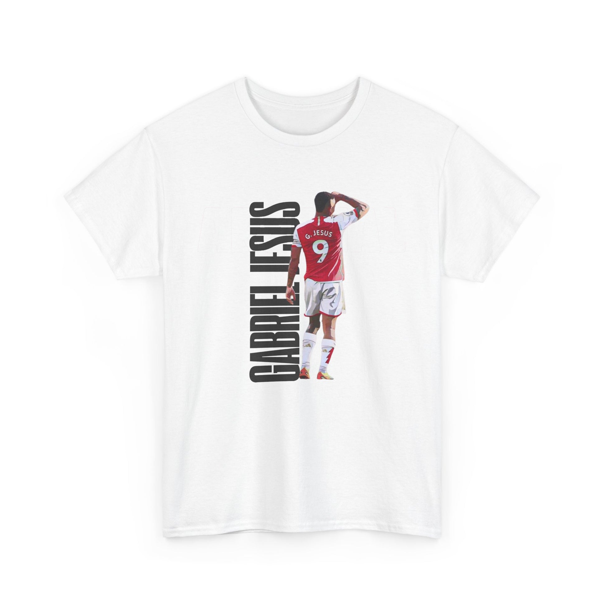 Exclusive Arsenal Fan Gabriel Jesus T-shirt with our unique © Design. Perfect gift for a Gooner, wearable Arsenal Art present showing your love for the Gunners. Gabriel Jesus | Arsenal Player Gabriel Jesus | Gabriel Jesus T-shirt  | Jesus Arsenal | Gabriel Jesus Chant | Gunner T-shirt | Arsenal women's | Arsenal women's T-Shirt | Periodic Table | Arsenal Clothing | Gooner Fashion | Arsenal T-shirt | Arsenal Art | Gooner T-shirt | Gift for him | Gift for Her | Gift for Gooner | Present for Gooner