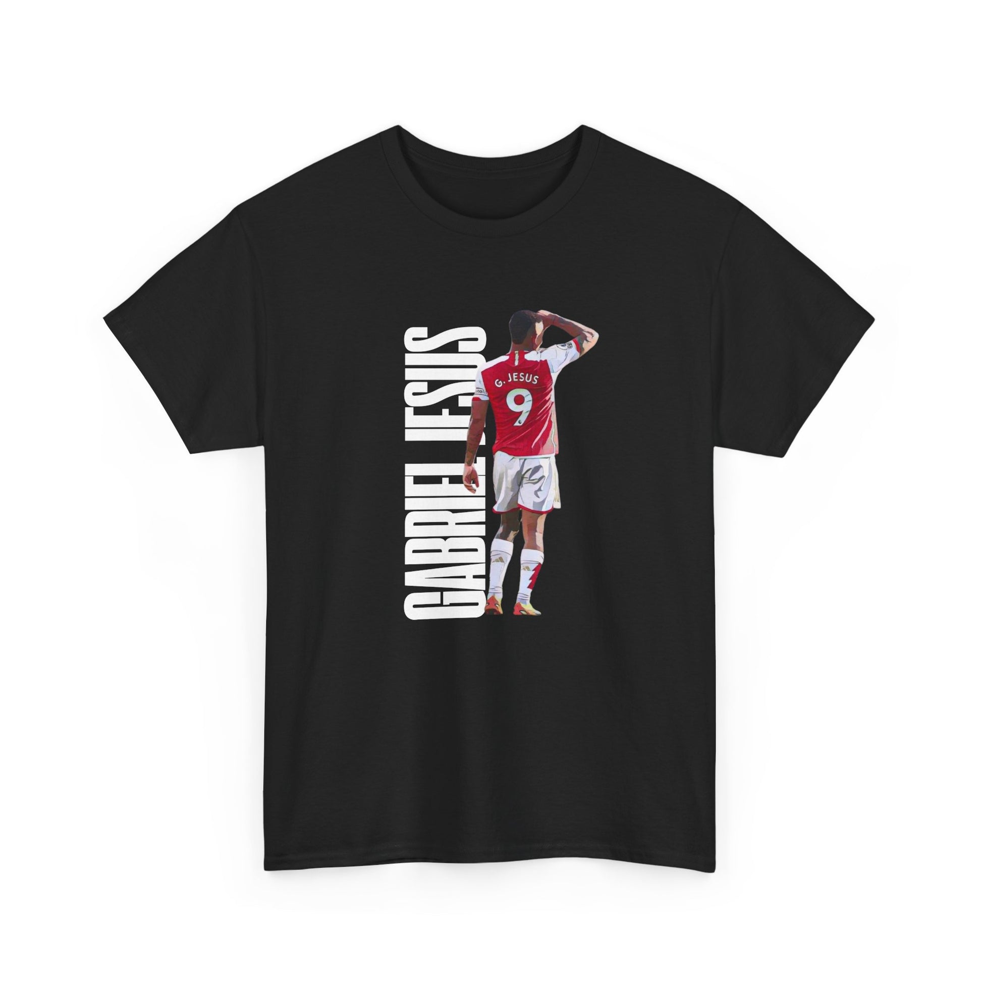 Exclusive Arsenal Fan Gabriel Jesus T-shirt with our unique © Design. Perfect gift for a Gooner, wearable Arsenal Art present showing your love for the Gunners. Gabriel Jesus | Arsenal Player Gabriel Jesus | Gabriel Jesus T-shirt  | Jesus Arsenal | Gabriel Jesus Chant | Gunner T-shirt | Arsenal women's | Arsenal women's T-Shirt | Periodic Table | Arsenal Clothing | Gooner Fashion | Arsenal T-shirt | Arsenal Art | Gooner T-shirt | Gift for him | Gift for Her | Gift for Gooner | Present for Gooner