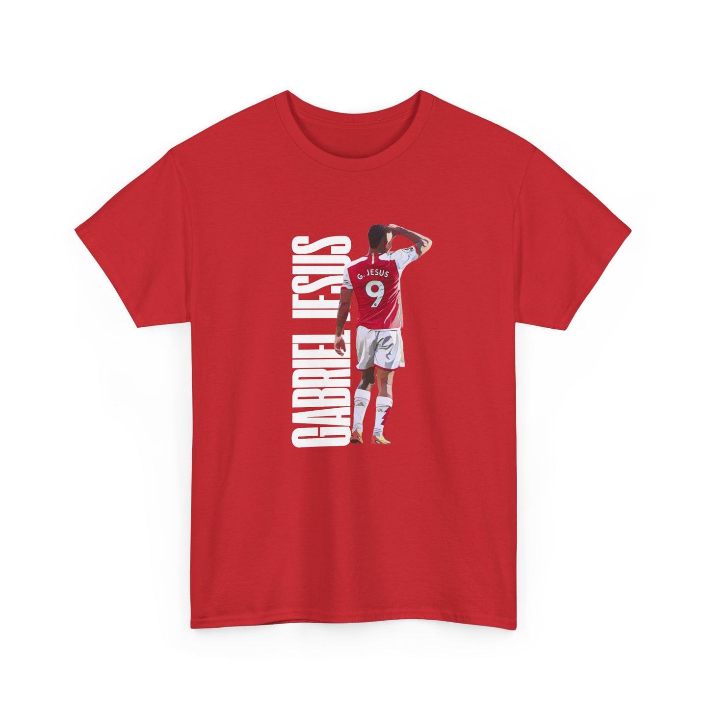 Exclusive Arsenal Fan Gabriel Jesus T-shirt with our unique © Design. Perfect gift for a Gooner, wearable Arsenal Art present showing your love for the Gunners. Gabriel Jesus | Arsenal Player Gabriel Jesus | Gabriel Jesus T-shirt  | Jesus Arsenal | Gabriel Jesus Chant | Gunner T-shirt | Arsenal women's | Arsenal women's T-Shirt | Periodic Table | Arsenal Clothing | Gooner Fashion | Arsenal T-shirt | Arsenal Art | Gooner T-shirt | Gift for him | Gift for Her | Gift for Gooner | Present for Gooner