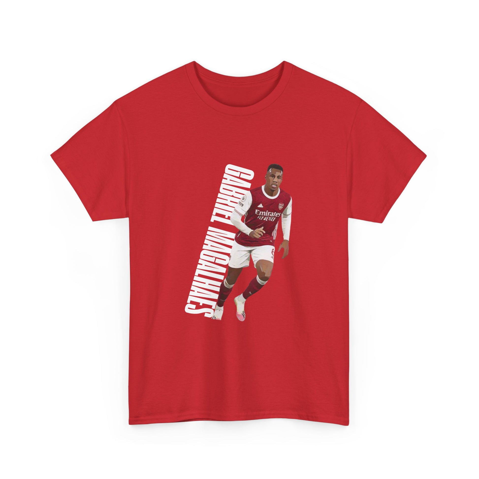 Exclusive Arsenal Gabriel Magalhães T-shirt with our unique © Design, perfect gift for a Gooner, wearable Arsenal Art present showing your love for the Gunners. Gabriel Magalhães| Arsenal Player Gabriel Magalhaes | Gabriel Magalhães Arsenal | Gabriel Magalhaes T-shirt | Gabriel MagalhãesT-shirt | Gunner T-shirt | Arsenal mens | Arsenal mens T-Shirt | Periodic Table | Arsenal Clothing | Gooner Fashion | Arsenal T-shirt | Arsenal Art | Gooner T-shirt | Gift for him | Gift for Her | Gift for Gooner | Present f