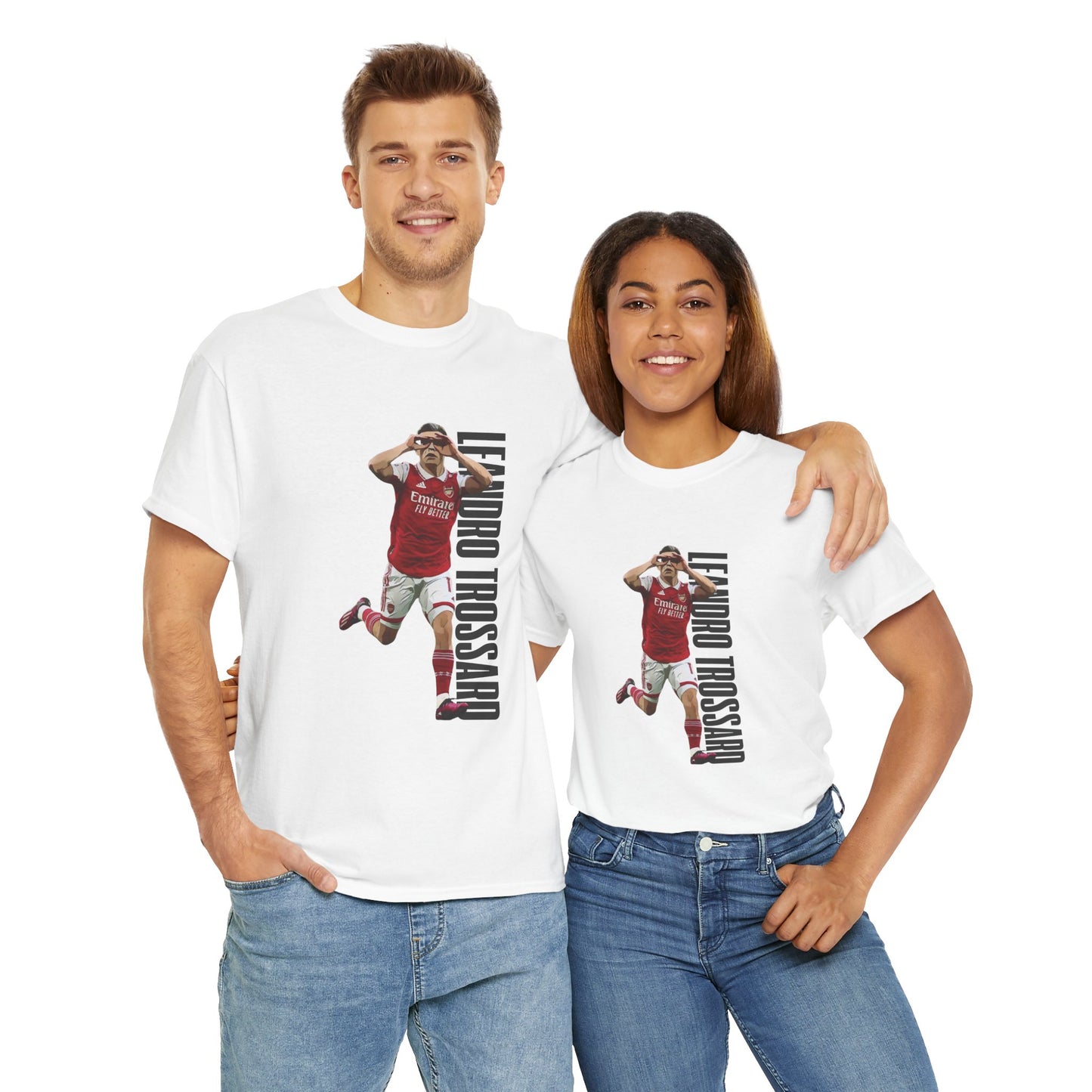 Stand out with this exclusive Arsenal Fan Leandro Trossard T-shirt with our unique© Design. Perfect gift for a Gooner, wearable Arsenal Art present showing your love for the Gunners. 
Leandro Trossard is a Belgian forward known for his flair, creativity, and goal-scoring ability. Since joining Arsenal from Brighton in January 2023, he has become a vital player under Mikel Arteta, delivering goals, assists, and versatility across the front line. Leandro Trossard | Arsenal Player Leandro Trossard | Leandro Tr