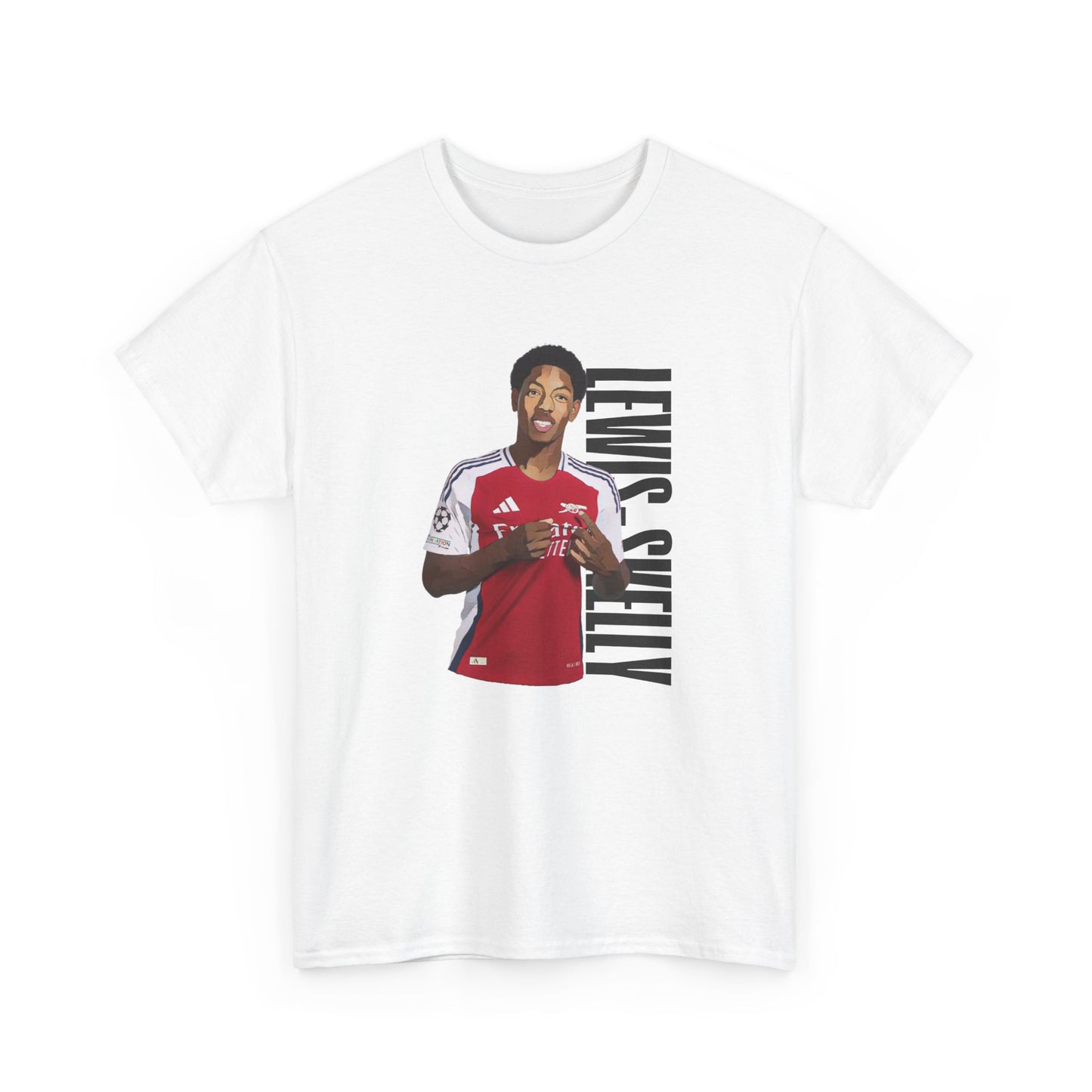 Exclusive Arsenal Fan Myles Lewis-Skelly T-shirt with our unique © Design. Perfect gift for a Gooner, wearable Arsenal Art present showing your love for the Gunners. Myles Lewis-Skelly | Arsenal Player Myles Lewis-Skelly | Myles Lewis-Skelly T-shirt  | Lewis-Skelly Arsenal | Myles Lewis-Skelly Chant | Gunner T-shirt | Arsenal men | Arsenal mens T-Shirt | Periodic Table | Arsenal Clothing | Gooner Fashion | Arsenal T-shirt | Arsenal Art | Gooner T-shirt | Gift for him | Gift for Her | Gift for Gooner | Prese