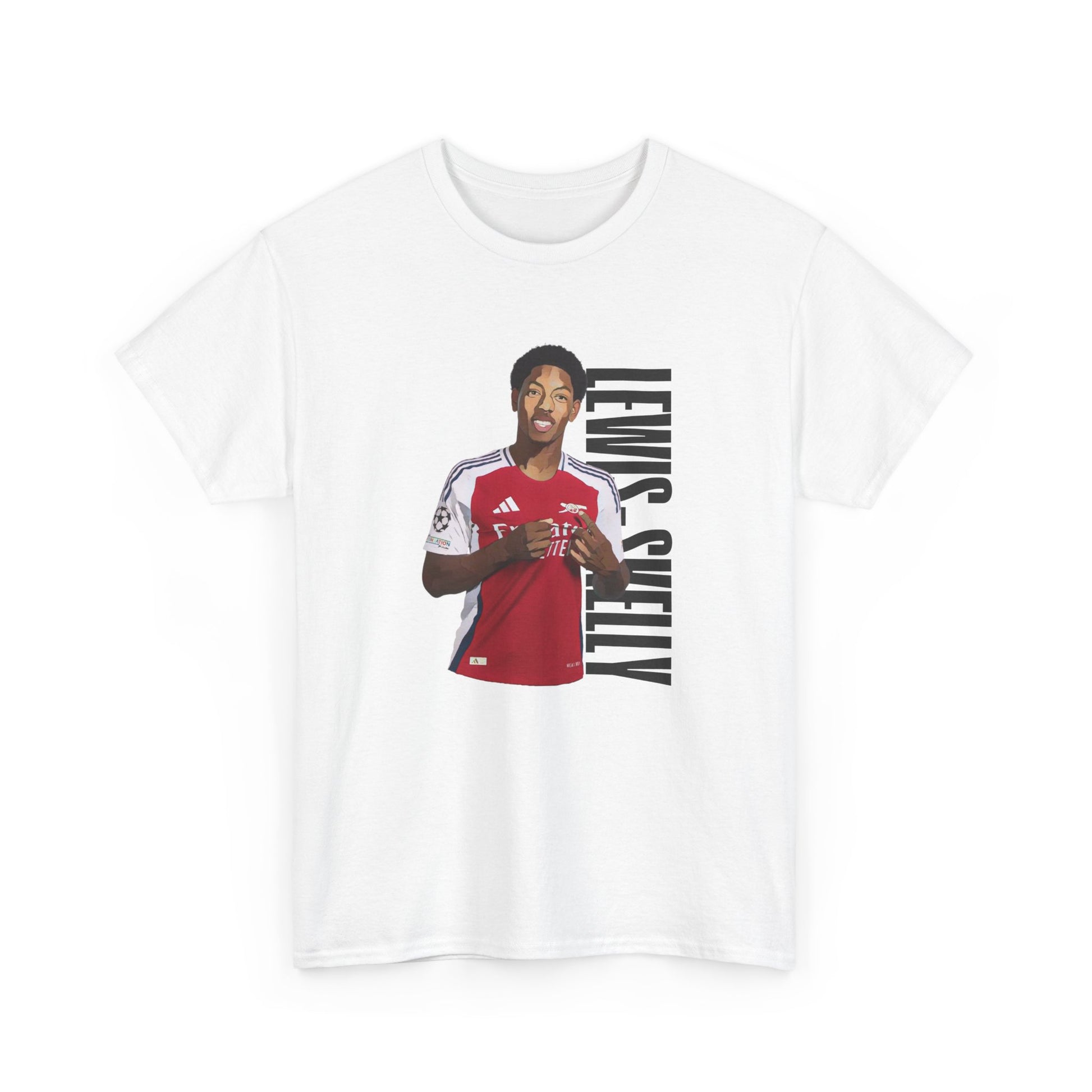 Exclusive Arsenal Fan Myles Lewis-Skelly T-shirt with our unique © Design. Perfect gift for a Gooner, wearable Arsenal Art present showing your love for the Gunners. Myles Lewis-Skelly | Arsenal Player Myles Lewis-Skelly | Myles Lewis-Skelly T-shirt  | Lewis-Skelly Arsenal | Myles Lewis-Skelly Chant | Gunner T-shirt | Arsenal men | Arsenal mens T-Shirt | Periodic Table | Arsenal Clothing | Gooner Fashion | Arsenal T-shirt | Arsenal Art | Gooner T-shirt | Gift for him | Gift for Her | Gift for Gooner | Prese