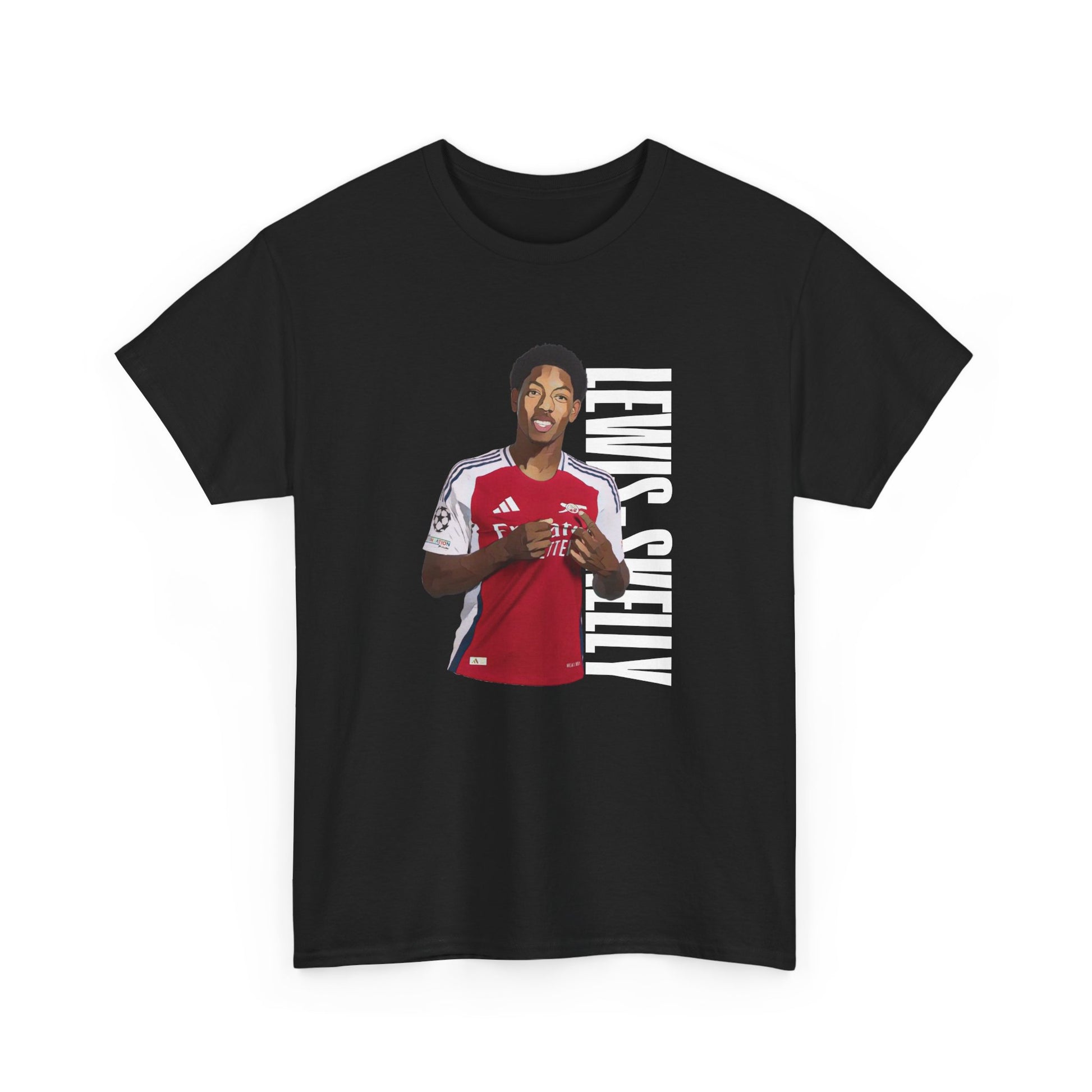 Exclusive Arsenal Fan Myles Lewis-Skelly T-shirt with our unique © Design. Perfect gift for a Gooner, wearable Arsenal Art present showing your love for the Gunners. Myles Lewis-Skelly | Arsenal Player Myles Lewis-Skelly | Myles Lewis-Skelly T-shirt  | Lewis-Skelly Arsenal | Myles Lewis-Skelly Chant | Gunner T-shirt | Arsenal men | Arsenal mens T-Shirt | Periodic Table | Arsenal Clothing | Gooner Fashion | Arsenal T-shirt | Arsenal Art | Gooner T-shirt | Gift for him | Gift for Her | Gift for Gooner | Prese