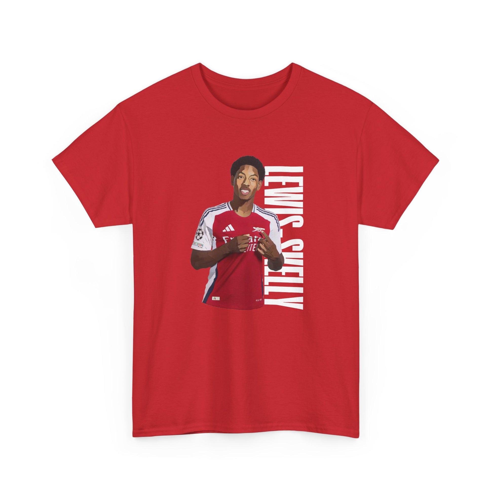 Exclusive Arsenal Fan Myles Lewis-Skelly T-shirt with our unique © Design. Perfect gift for a Gooner, wearable Arsenal Art present showing your love for the Gunners. Myles Lewis-Skelly | Arsenal Player Myles Lewis-Skelly | Myles Lewis-Skelly T-shirt  | Lewis-Skelly Arsenal | Myles Lewis-Skelly Chant | Gunner T-shirt | Arsenal men | Arsenal mens T-Shirt | Periodic Table | Arsenal Clothing | Gooner Fashion | Arsenal T-shirt | Arsenal Art | Gooner T-shirt | Gift for him | Gift for Her | Gift for Gooner | Prese